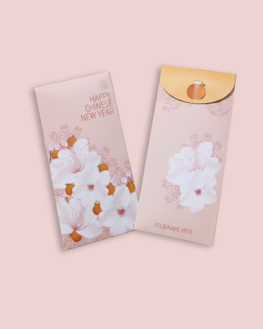 (Personalised) Plum Blossom Hongbao -6pcs/pack