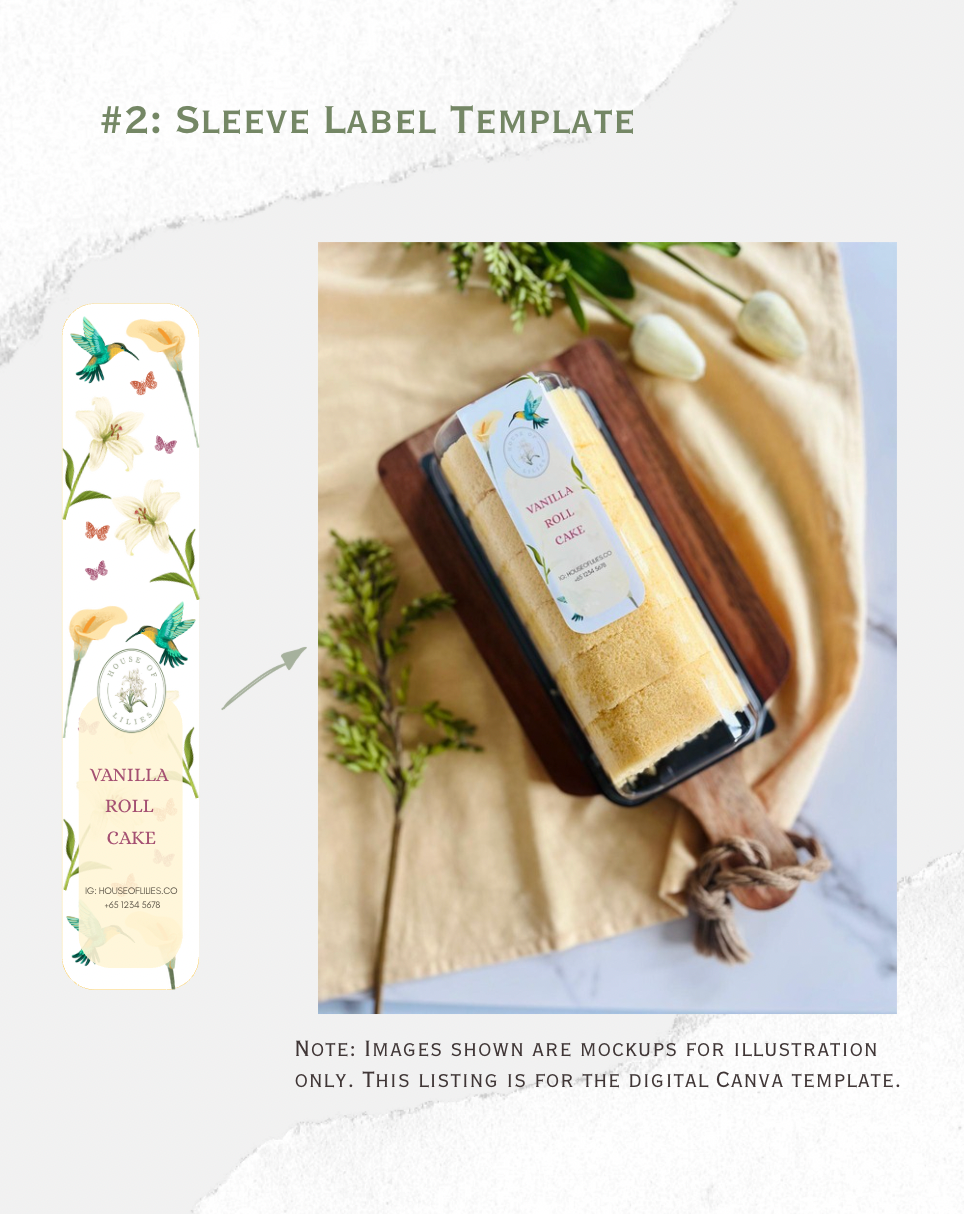 Lilies Mini Collection - Canva Template Bundle (5 Designs)