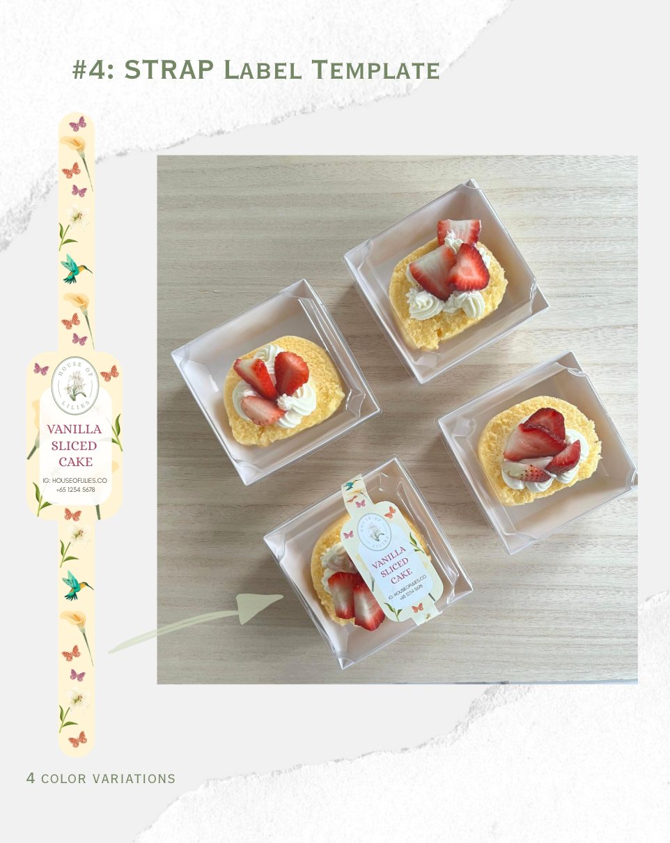 Lilies Mini Collection - Canva Template Bundle (5 Designs)