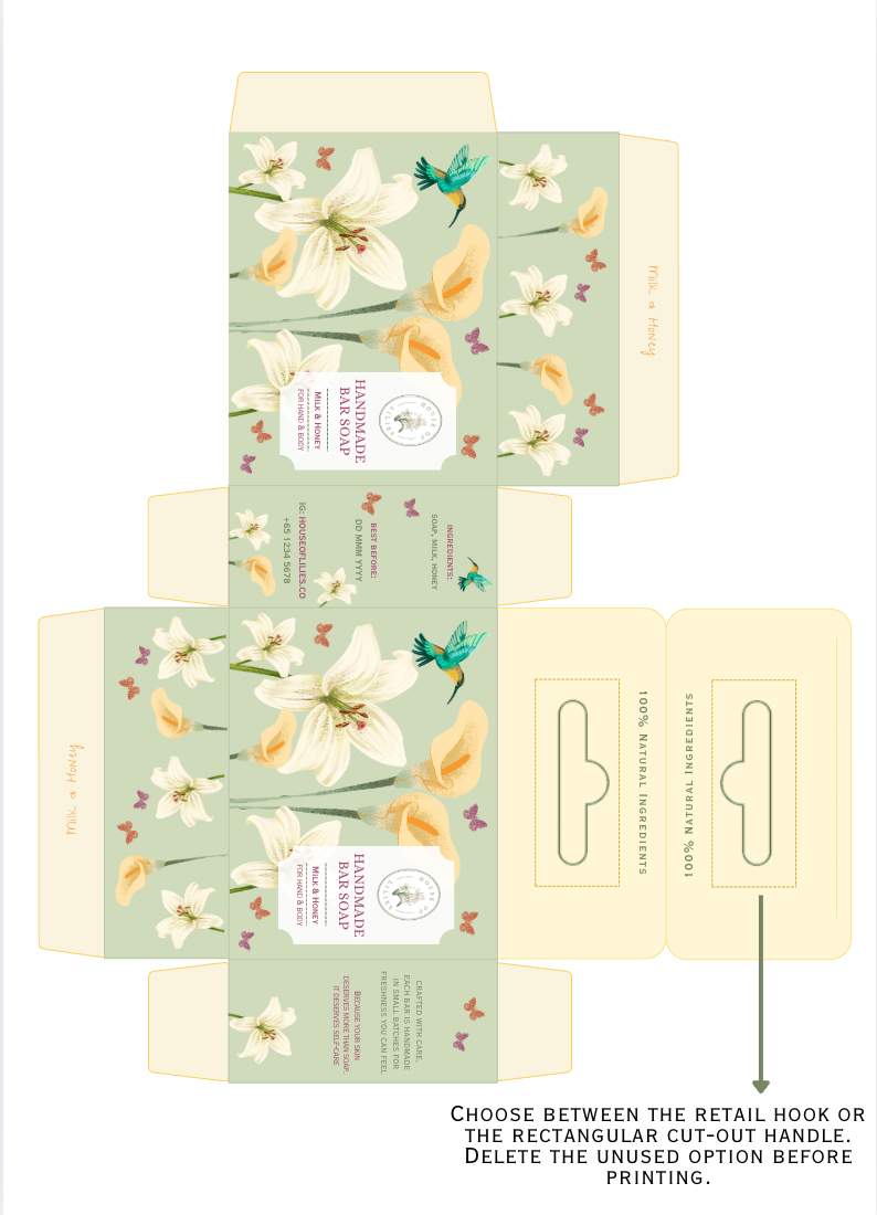 Lilies Mini Collection - Canva Template Bundle (5 Designs)