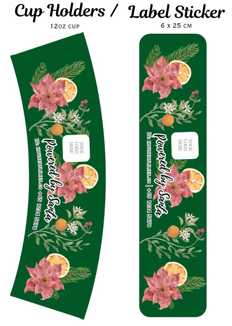 Evergreen Bag + Christmas Templates (FREE DELIVERY)