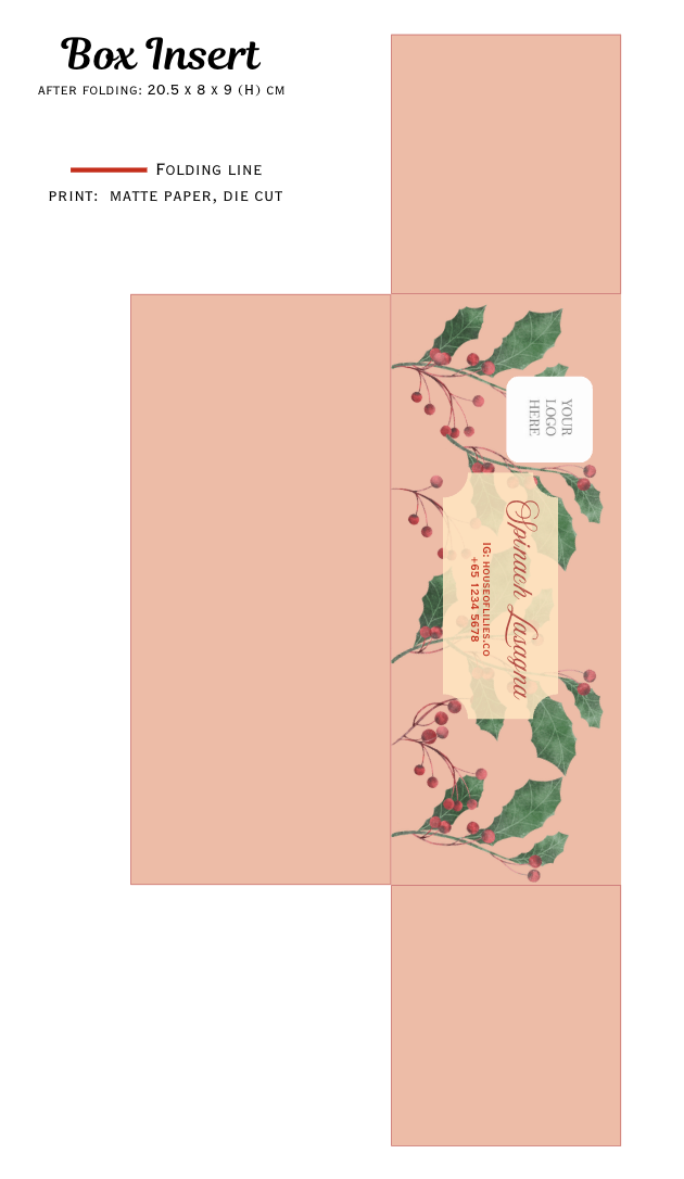 Evergreen Bag + Christmas Templates (FREE DELIVERY)