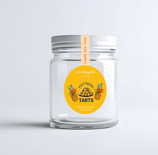 Double Pineapple - (Personalised) Oval Label Stickers 24pcs