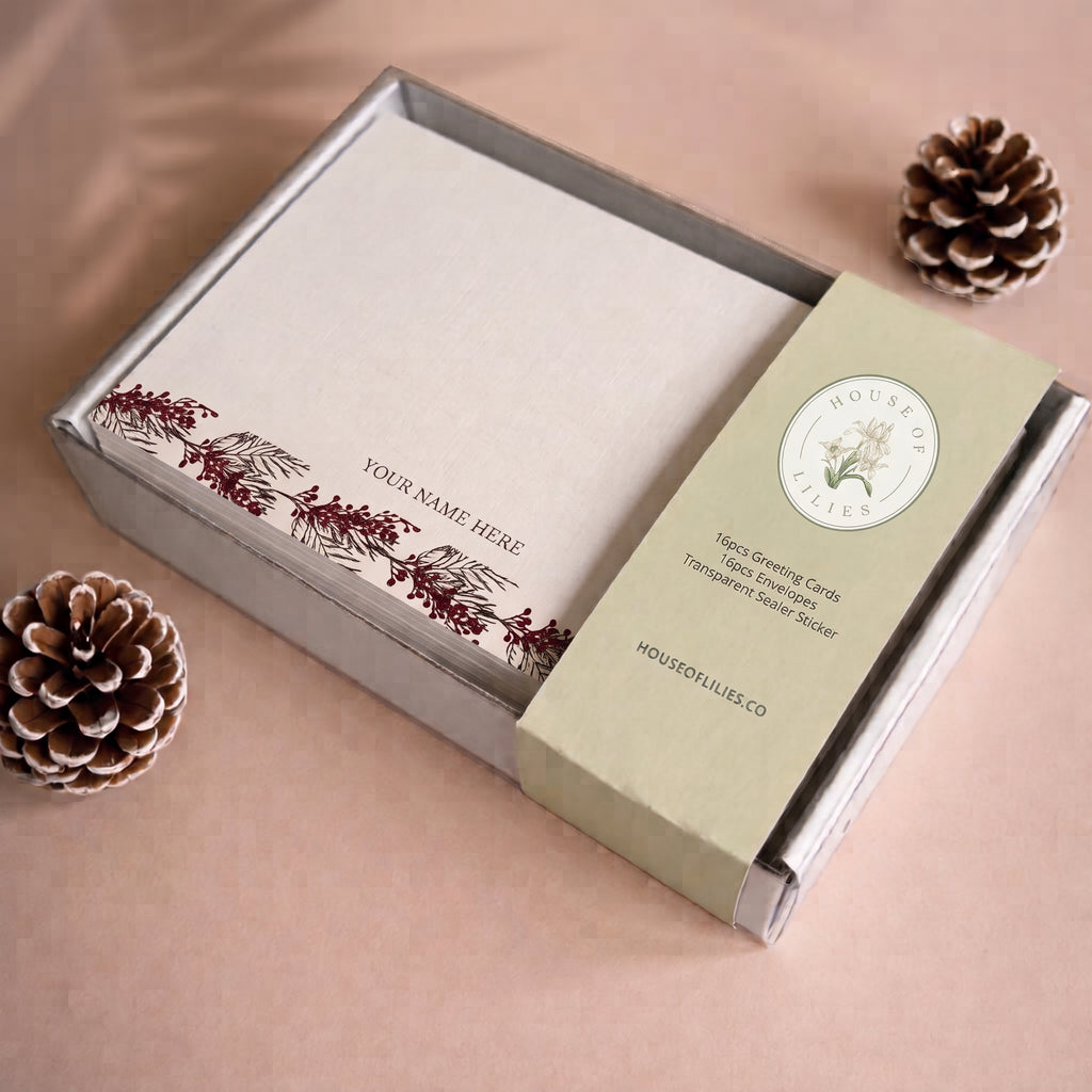 Christmas Card & Envelope Set