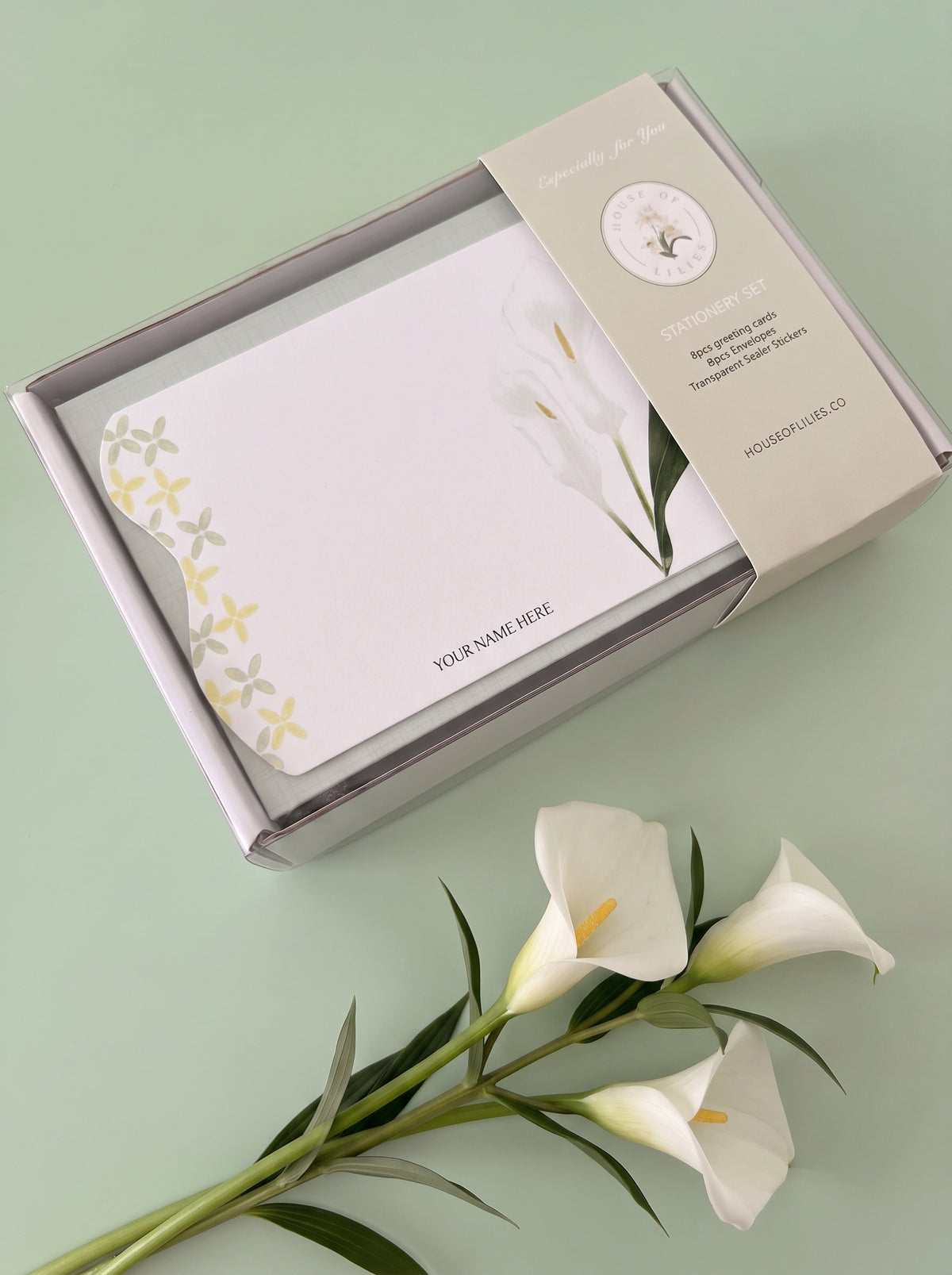 Lily Card & Envelope Set