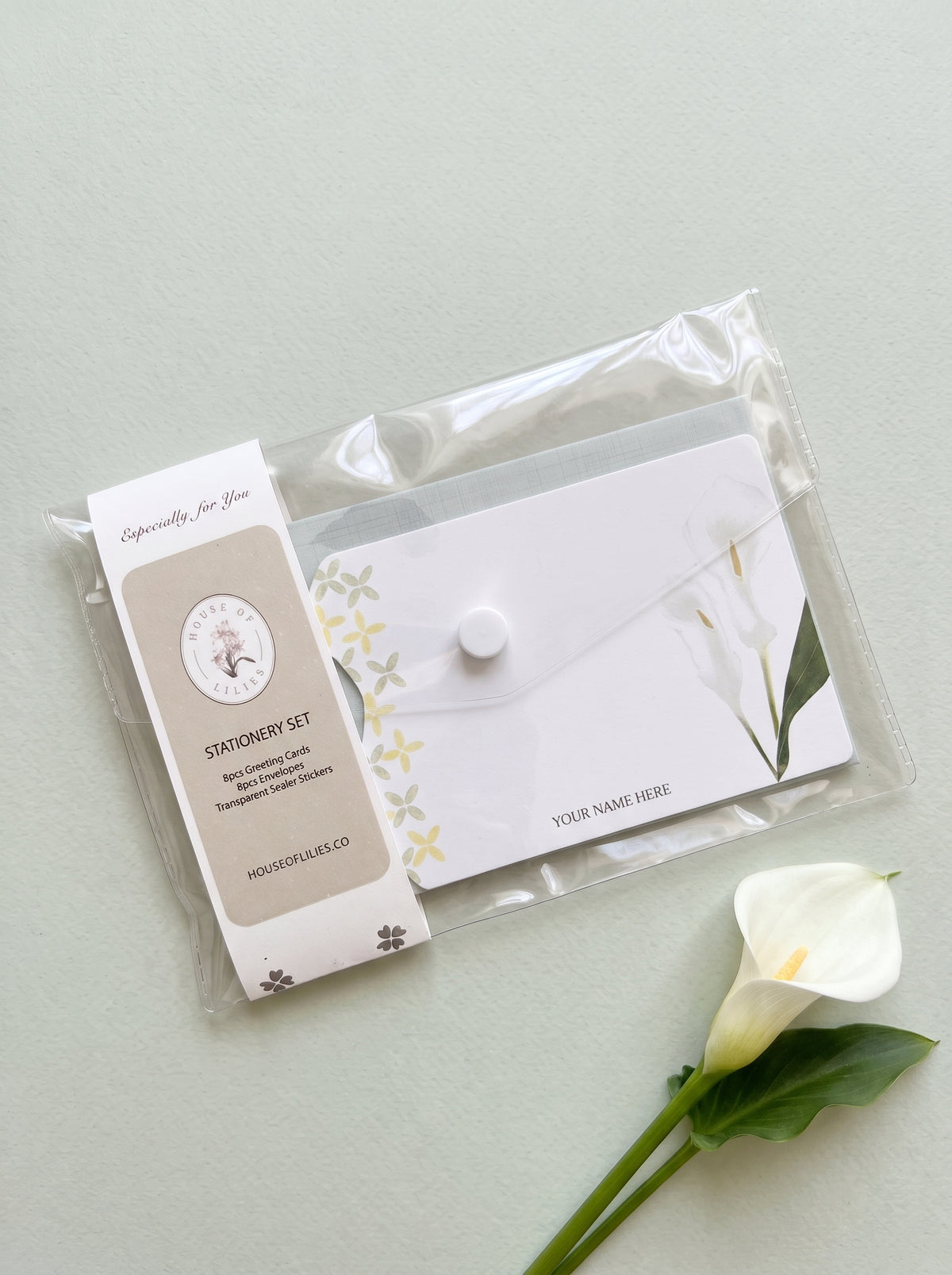 Lily Card & Envelope Set