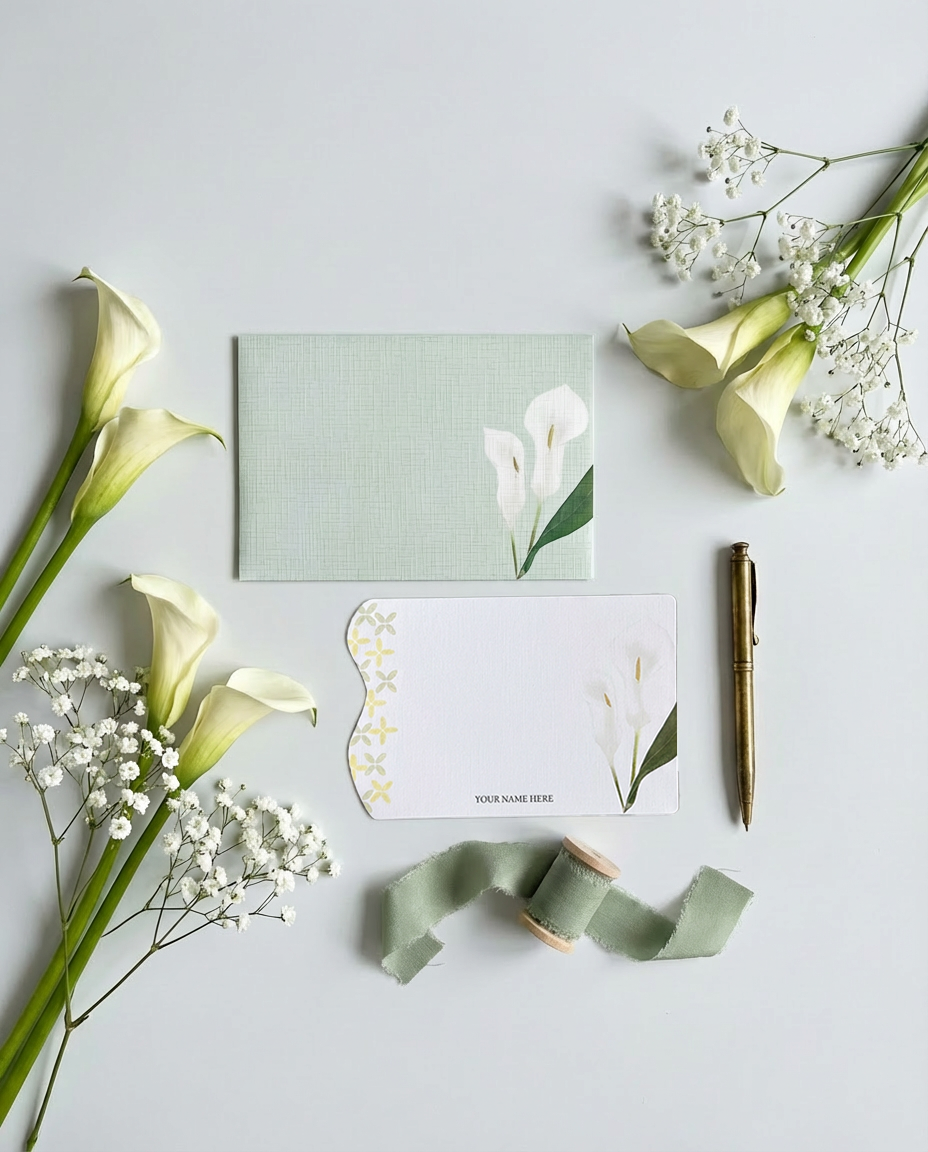Lily Card & Envelope Set