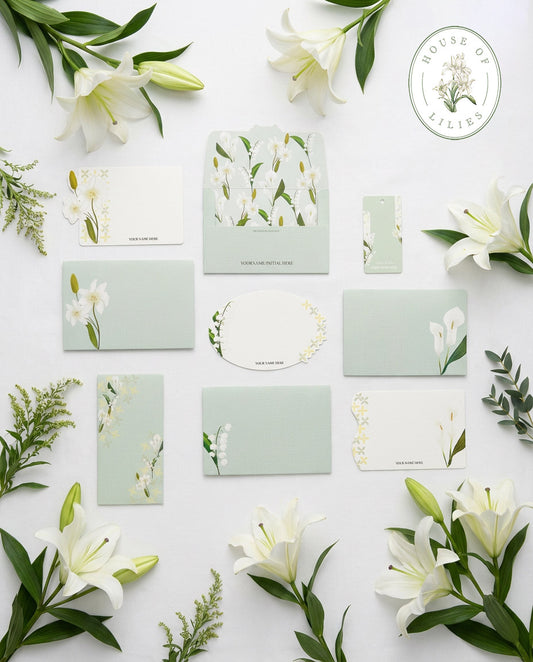 Personalised Lily Gift Stationery Complete Set (Pre-Order)