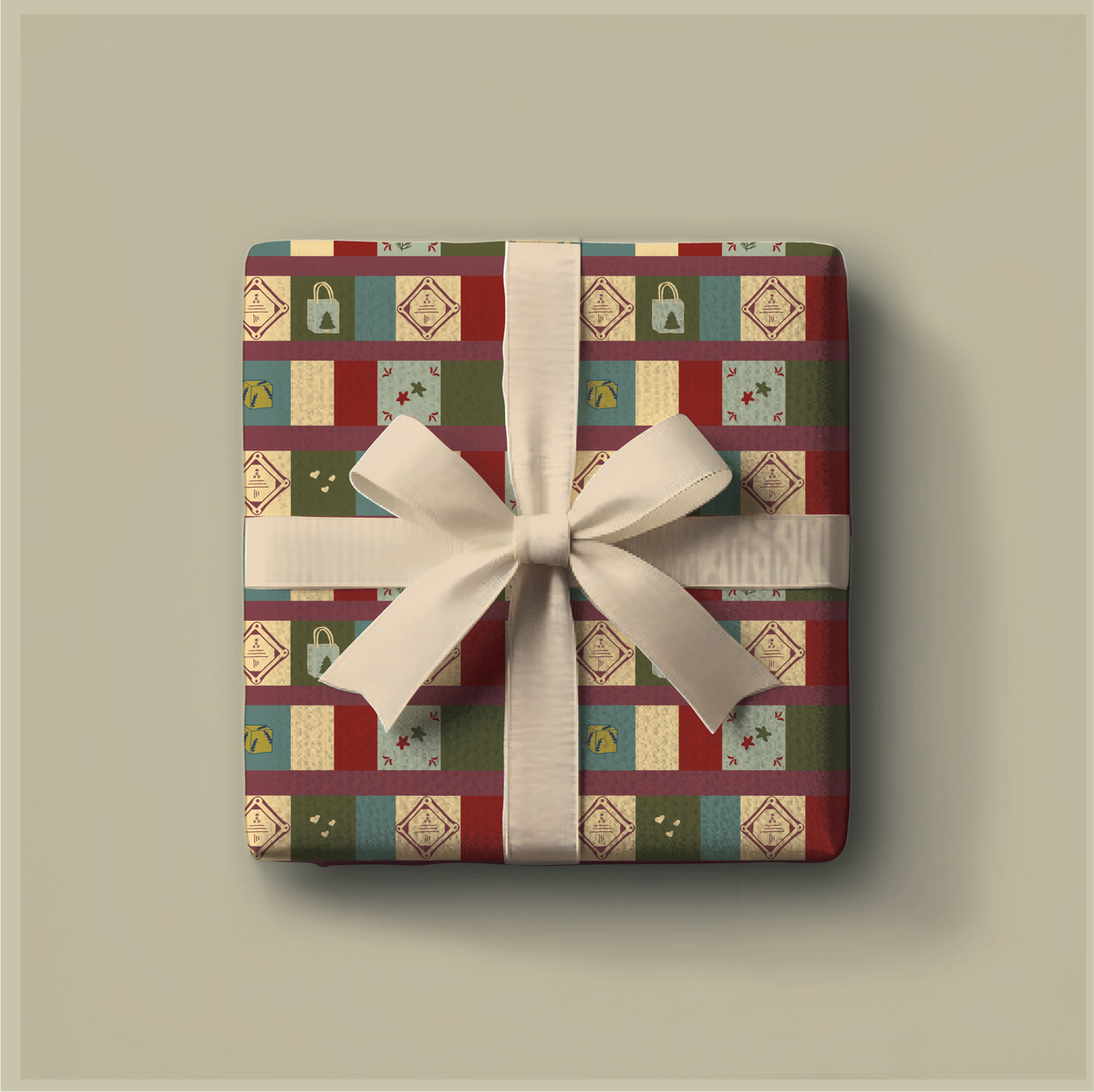 Santa's Patchwork - Seamless Pattern Download