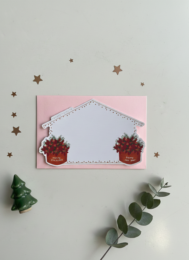 Hand Illustrated Christmas Cards (set of 3)