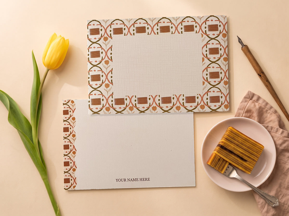 Dutch-Indo Card & Envelope Set