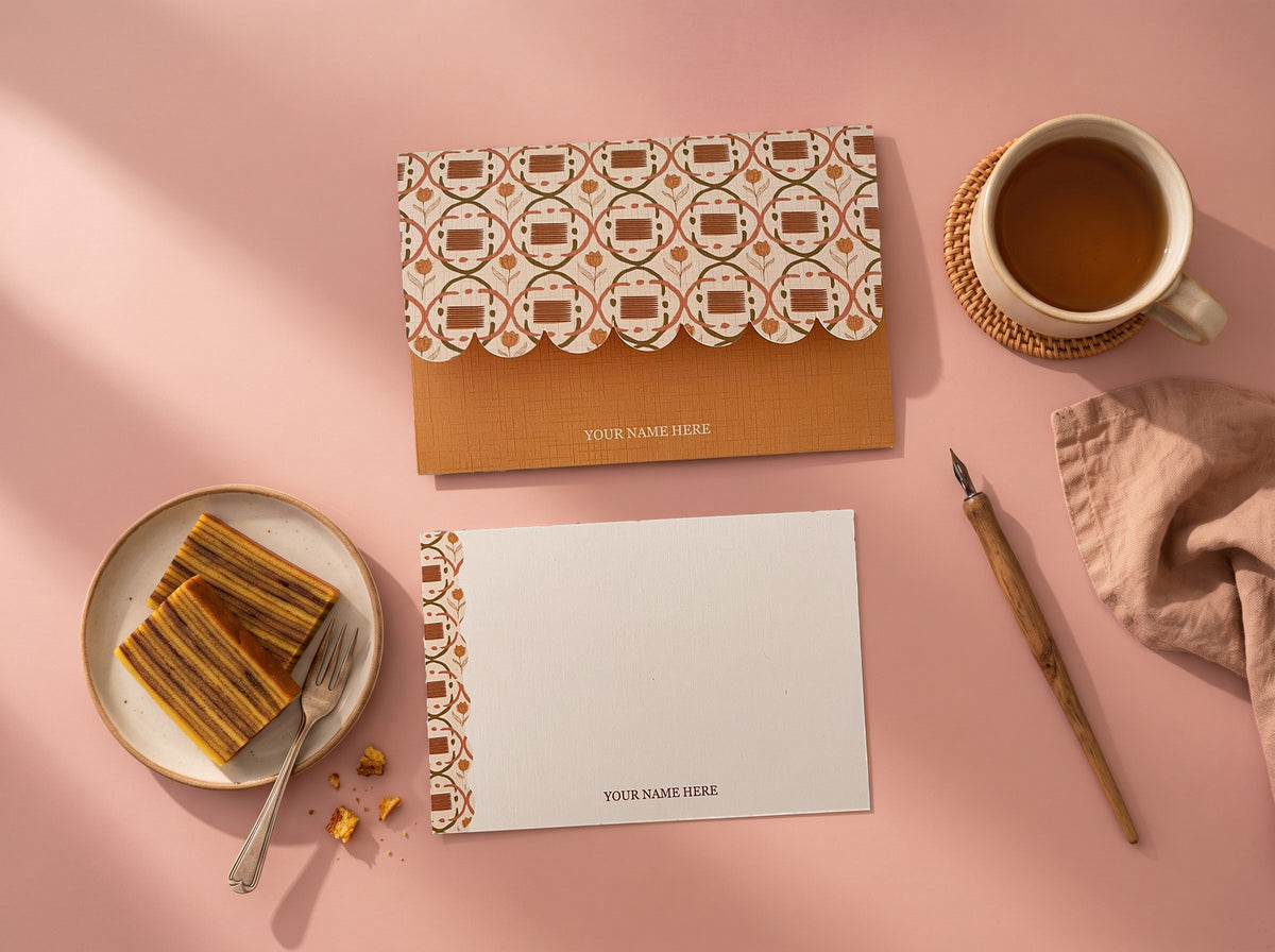 Dutch-Indo Card & Envelope Set