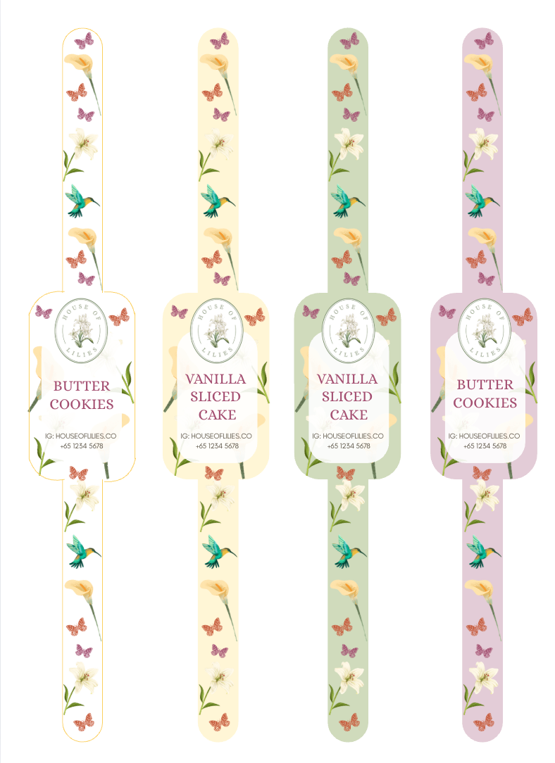 Lilies Mini Collection - Canva Template Bundle (5 Designs)
