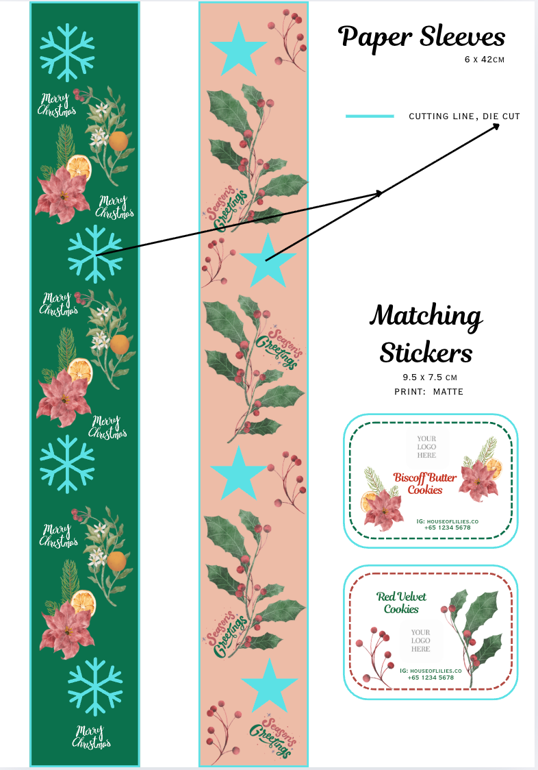 Grace Box + Christmas Templates (FREE DELIVERY)