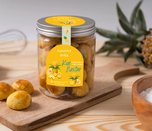 Pineapple - (Personalised) Arched Label Stickers 24pcs