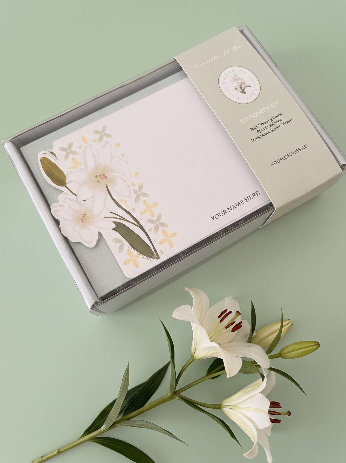 Lily Card & Envelope Set
