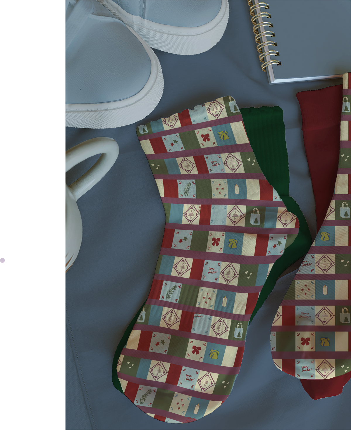 Santa's Patchwork - Seamless Pattern Download