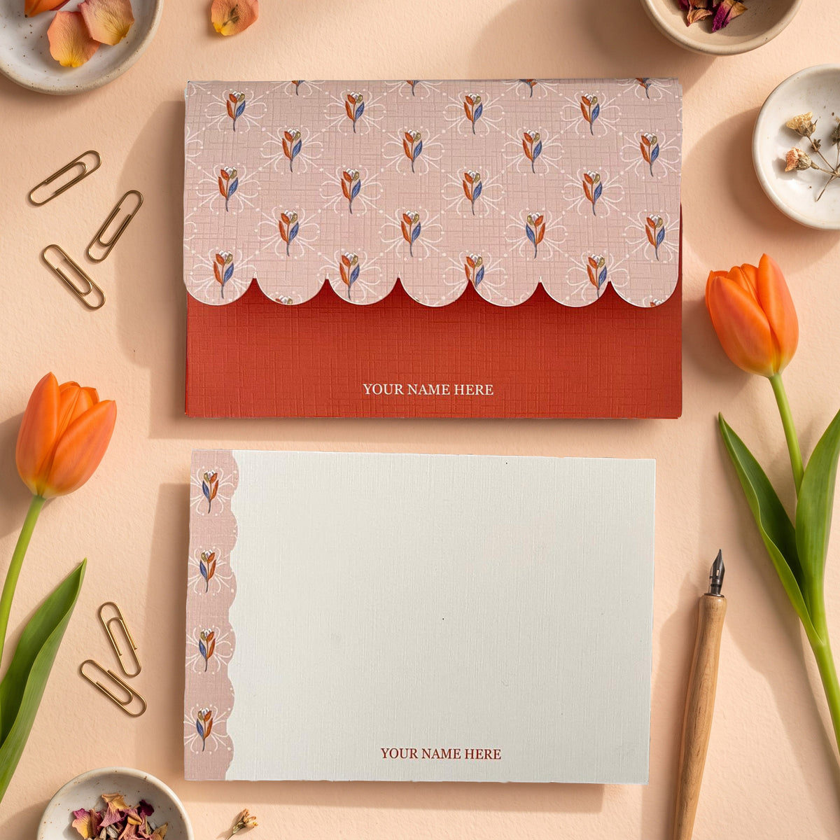 Dutch-Indo Card & Envelope Set