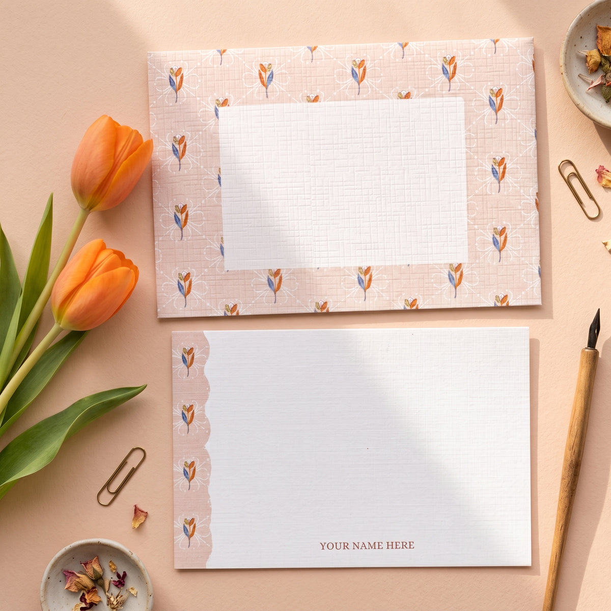 Dutch-Indo Card & Envelope Set