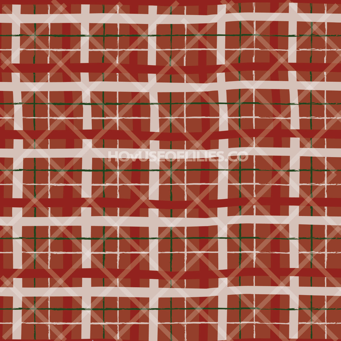 Cranberry Plaid - Seamless Pattern Download