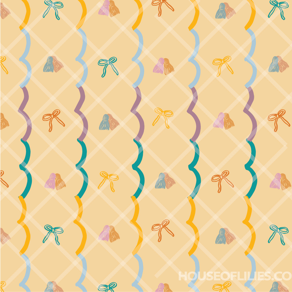 Tassel Waltz - Seamless Pattern Download