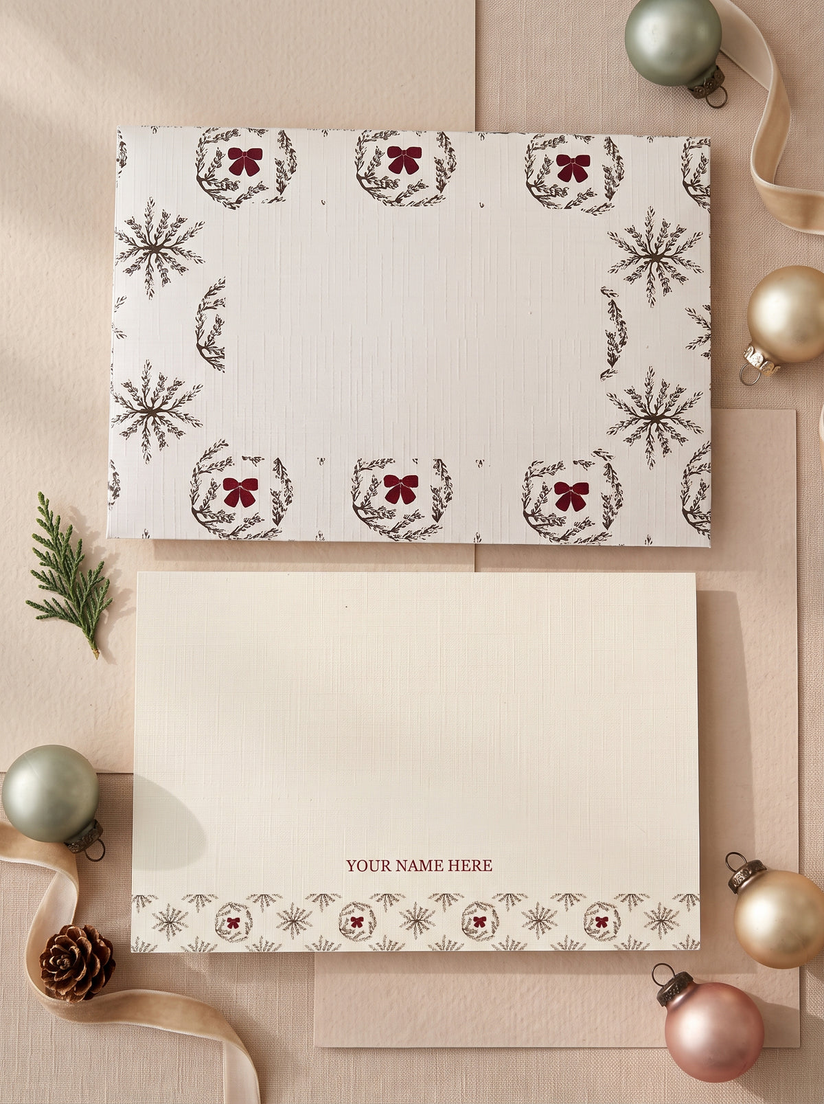 Christmas Card & Envelope Set
