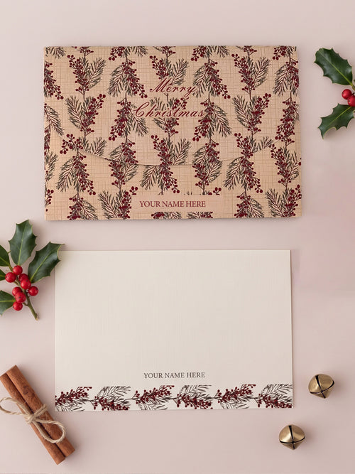 Christmas Card & Envelope Set