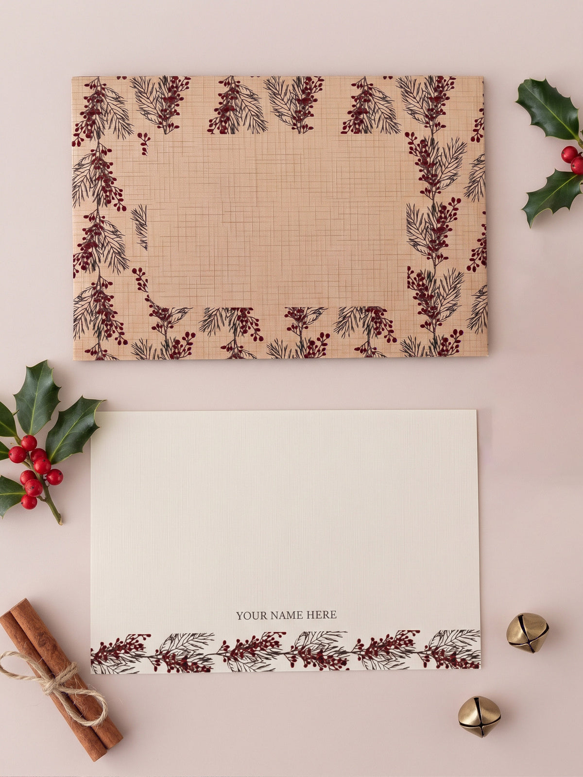 Christmas Card & Envelope Set