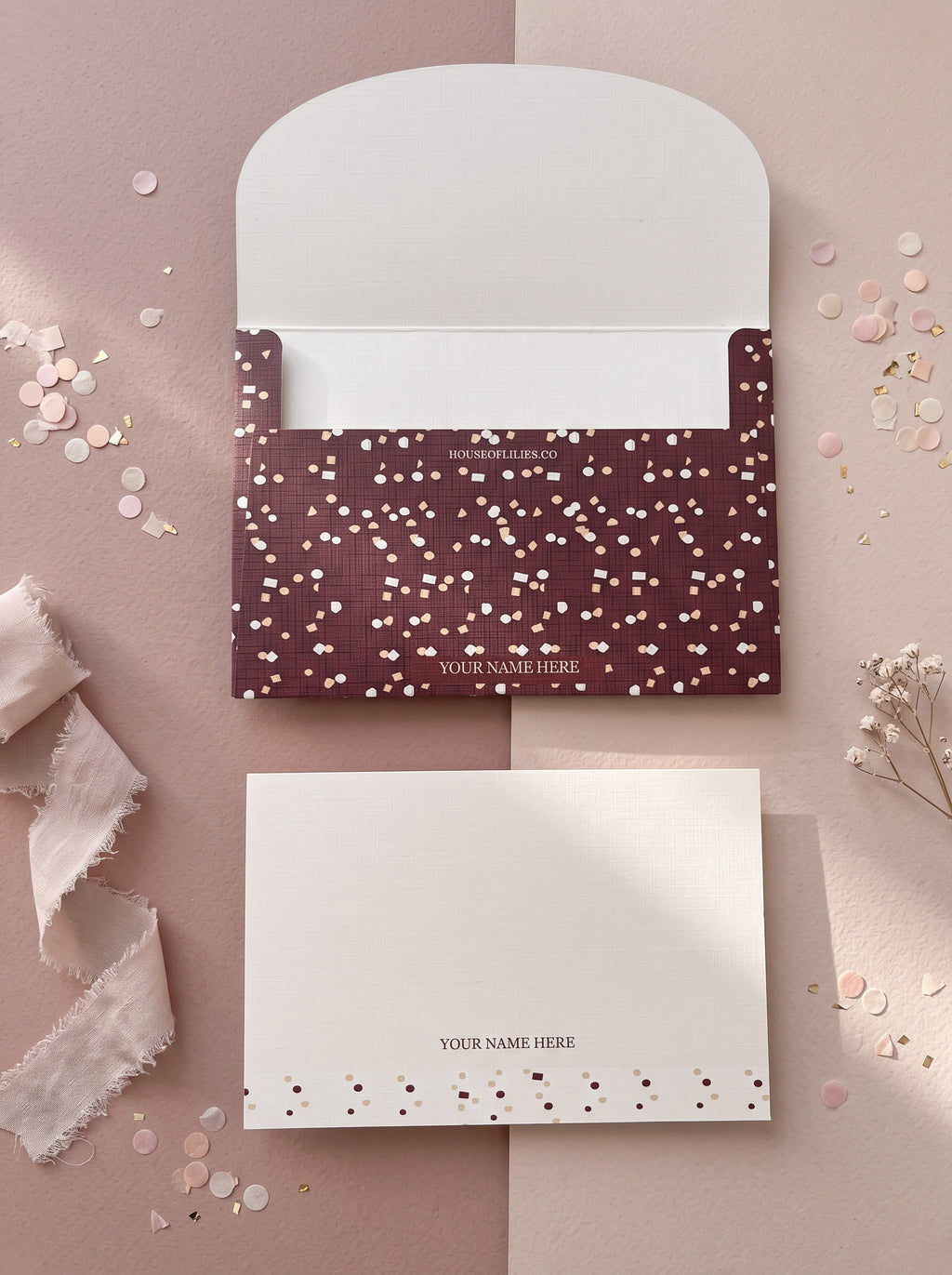 Christmas Card & Envelope Set