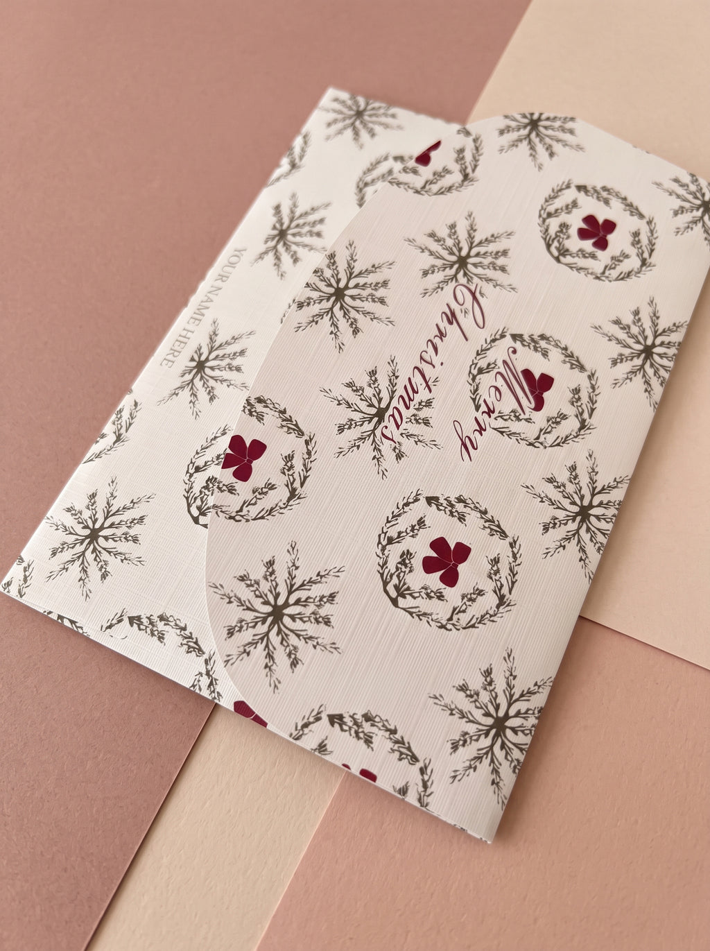 Christmas Card & Envelope Set