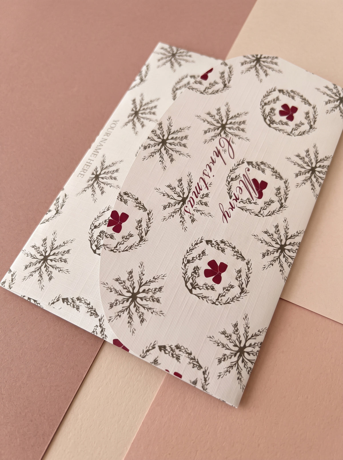 Christmas Card & Envelope Set