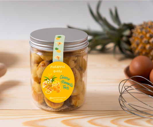 Pineapple - (Personalised) Oval Label Stickers 24pcs