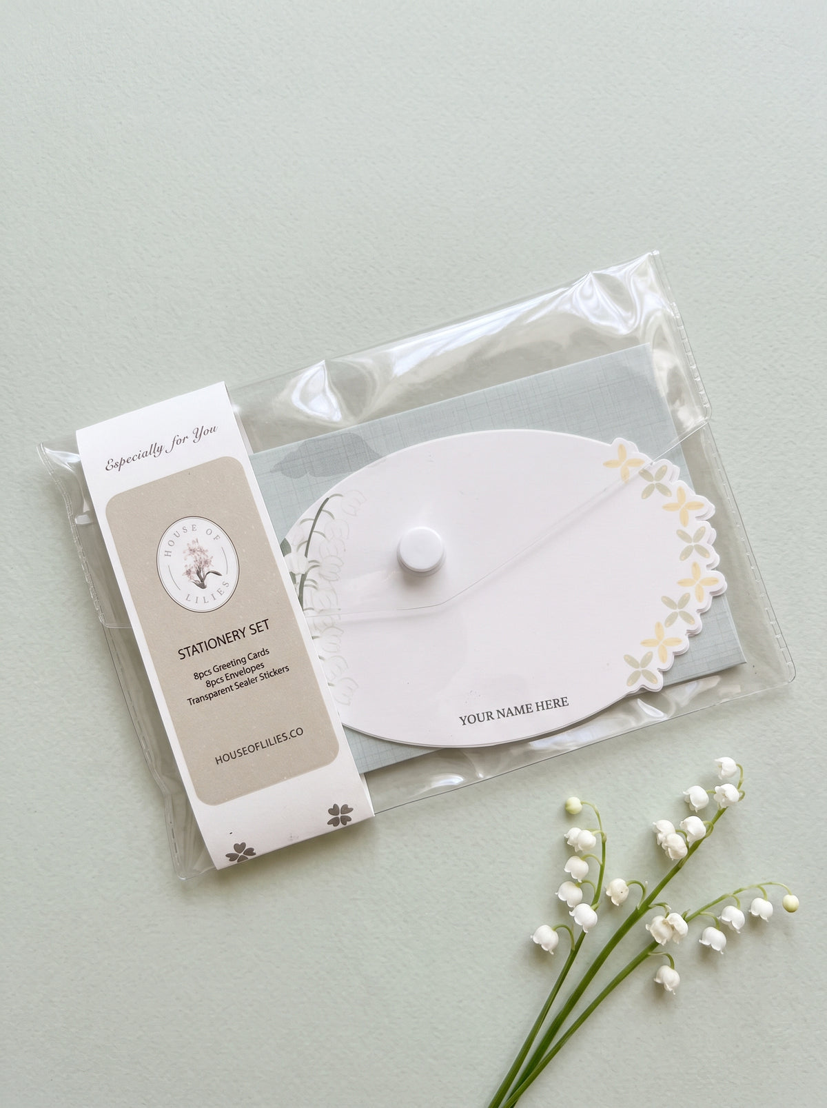 Lily Card & Envelope Set